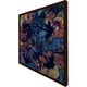 image 3 of Grunge flower print (Picture Frame) Grey | XL