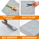image 7 of NOVECRAFTO Vinyl Floor Tiles Self Adhesive – Peel and Stick 12x12in (30.5x30.5cm) Vinyl Flooring for Kitchen, Bathroom & Living Room – Arctic Terrazzo Design Grey | 3.72 sqm
