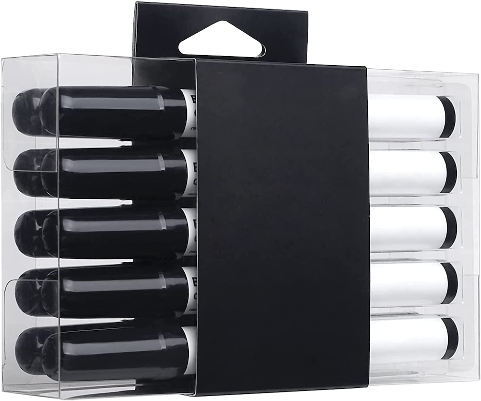 KAV Dry Erase Pens for Office, Schools, and Home - Non-Toxic Ink - All-in-One Design with Dry Wipe Eraser - Stylish Markers