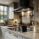 image 2 of Rustic Egyptian Wooden Frame Splash Back | White
