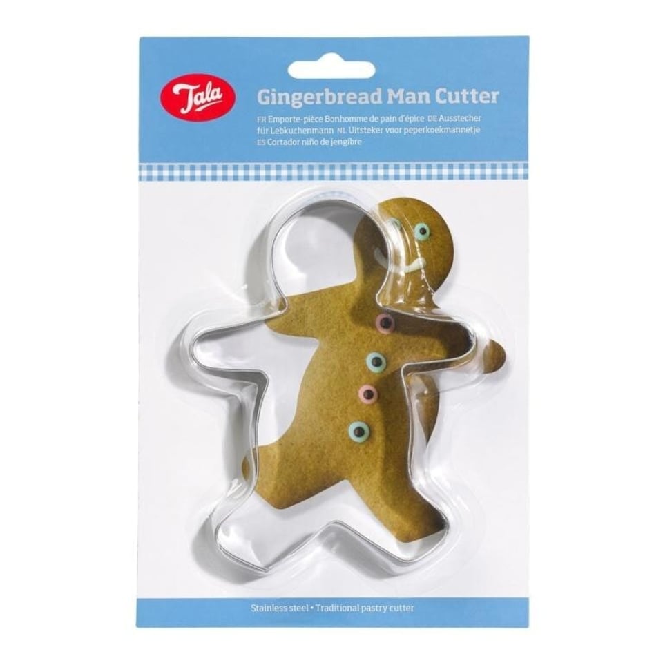 Tala Gingerbread Man Cookie Cutter - Silver - One Size