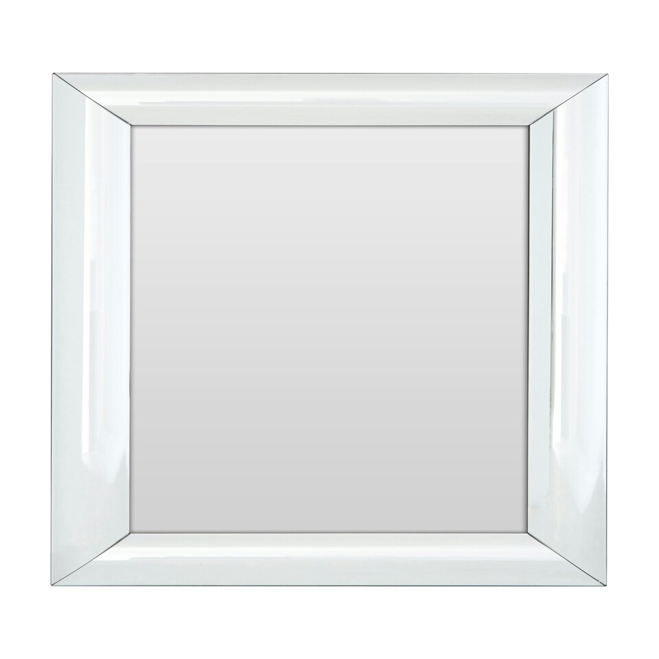 image 1 of Interiors by Premier Silver Frame Rectangular Wall Mirror Silver