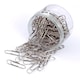 image 2 of Tub of 150 Nickel Paper Clips 28mm