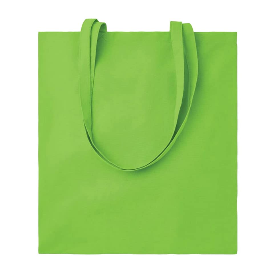 image 1 of MidOcean Cottonel Colour ++ Cotton Shopper Bag - Lime - One Size | Green