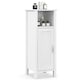 image 9 of COSTWAY Bathroom Floor Cabinet Freestanding Organizer White White