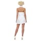 image 2 of Marilyn Monroe Fever Fancy Dress Costume Ladies Medium - UK 12-14 White | 12