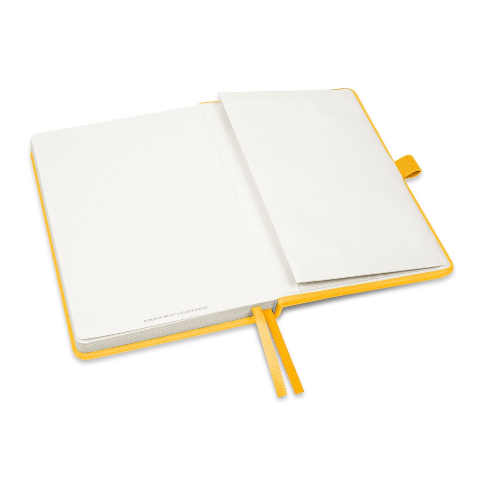 image 1 of Notes London A5 Italian Styled Moretti Notebook Yellow