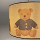 image 7 of CGC Blake 45cm Oatmeal Linen Teddy Bear Children's Lampshade