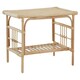 image 2 of Interiors by Premier Elegant Rattan Rectangular Coffee Table With Glass Top, Versatile Cane Furniture, Sturdy Outdoor Table Cream