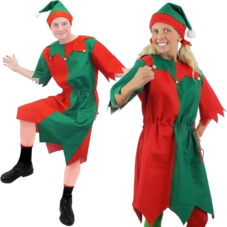 image 1 of Elf Tunic Costume Red | XS