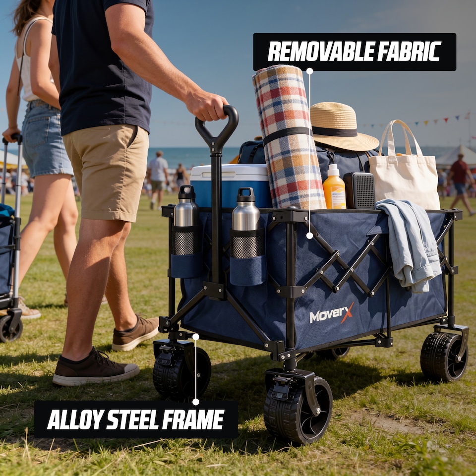 image 1 of MoverX 200L/150kg Premium Camping Trolley / Festival Wagon