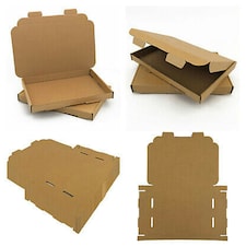 100 x Brown C5 (222x160x20mm) Strong Cardboard Large Letter Postal Mailing Shipping PIP Boxes Brown