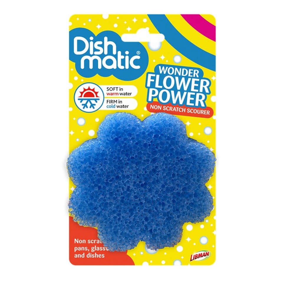 image 1 of Dishmatic Wonder Flower Power Pink or Blue | Multi | One Colour | One Size | 1
