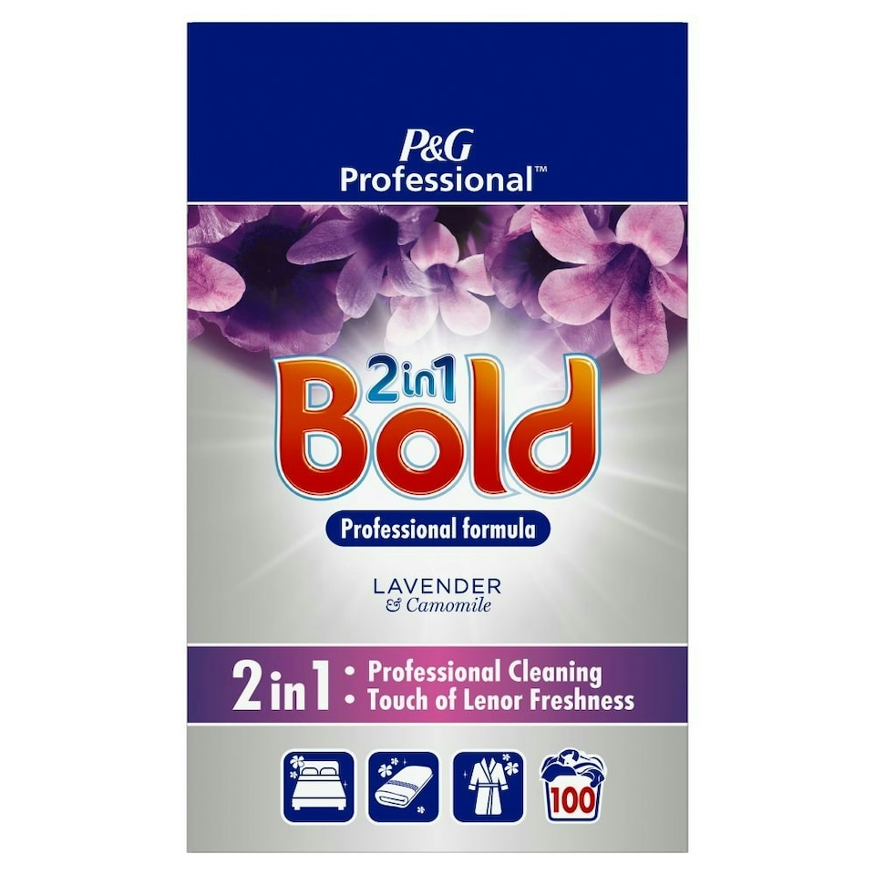 image 1 of Bold 2in1 Prof. Powder Detergent Lavender & Camomile 100 Washes 6.5Kg (Pack of 1)