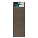 image 1 of JVL Antarra Machine Washable Entrance Runner Doormat, 50x150cm - Black/Brown