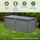 image 2 of VonHaus Garden Storage Box 390L Weatherproof with Lockable Lid