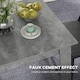 image 5 of HOMCOM Square Dining Table with Faux Cement Effect for Living Room