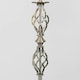 image 2 of ValueLights Traditional Style Brushed Chrome Double Twist Floor Lamp Base