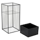 image 3 of Interiors by Premier Versatile Design Floor Standing Planter, Robust Constructed Large Flower Pot For Garden, Easy To Maintain Pot Black