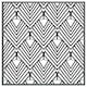 image 4 of Black geometric decoration (Picture Frame) White | L