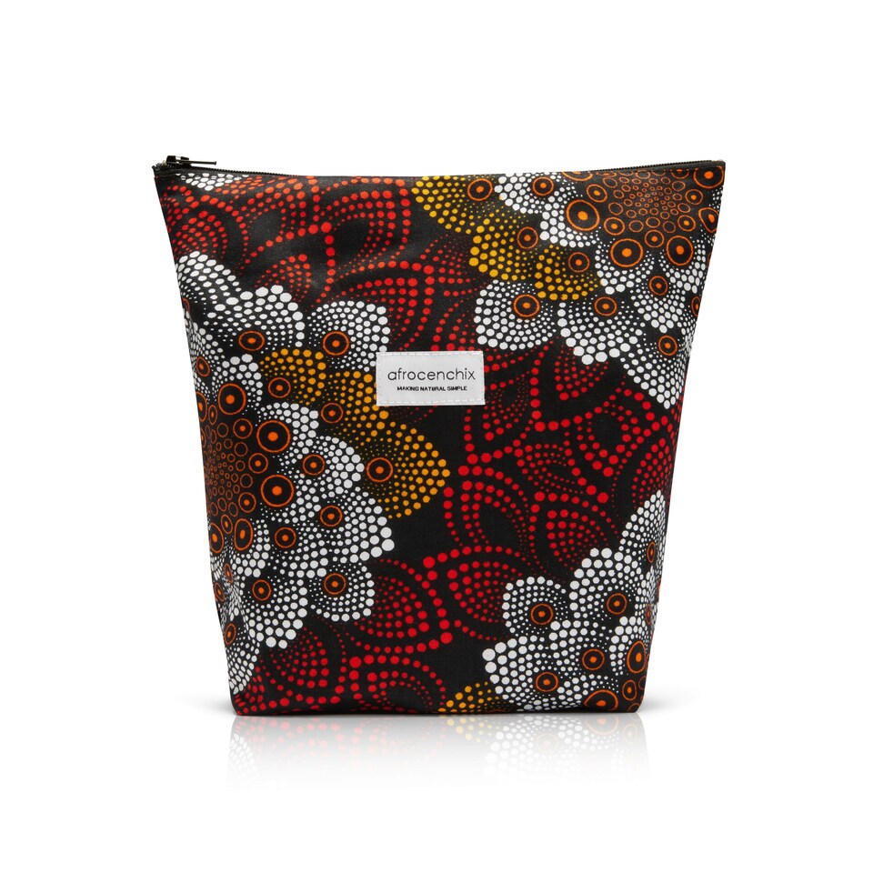 image 1 of Afrocenchix Wash Day Set with African Print Bag (Gift Edition)