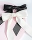 image 4 of Brushworks Satin Hair Bow Duo – Black & White