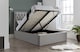 image 2 of Wilson Grey Fabric Ottoman Bed And Memory Maestro Memory Foam Mattress Double | Grey
