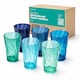 image 9 of 6 Multicoloured Plastic Tumblers - Teal