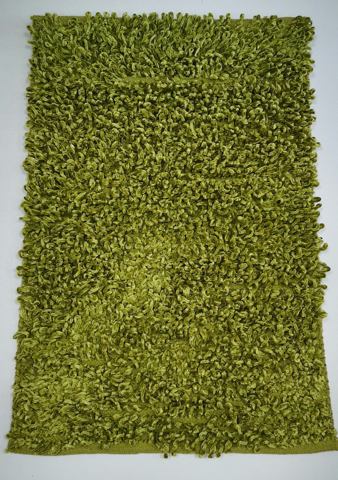 image 1 of Oxford Shaggy Polyester Rug (55x85 cm) | Brown | Biege | 1