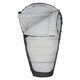 image 2 of Mountain Warehouse Microlite 1400 Sleeping Bag Hollow Fibre Camping Accessory Left Handed Zip - Long Length (215cm) Grey | Dark Grey
