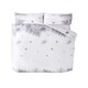 image 1 of PH Tropics Polycotton Duvet Cover Set With Pillowcase Grey | Super King