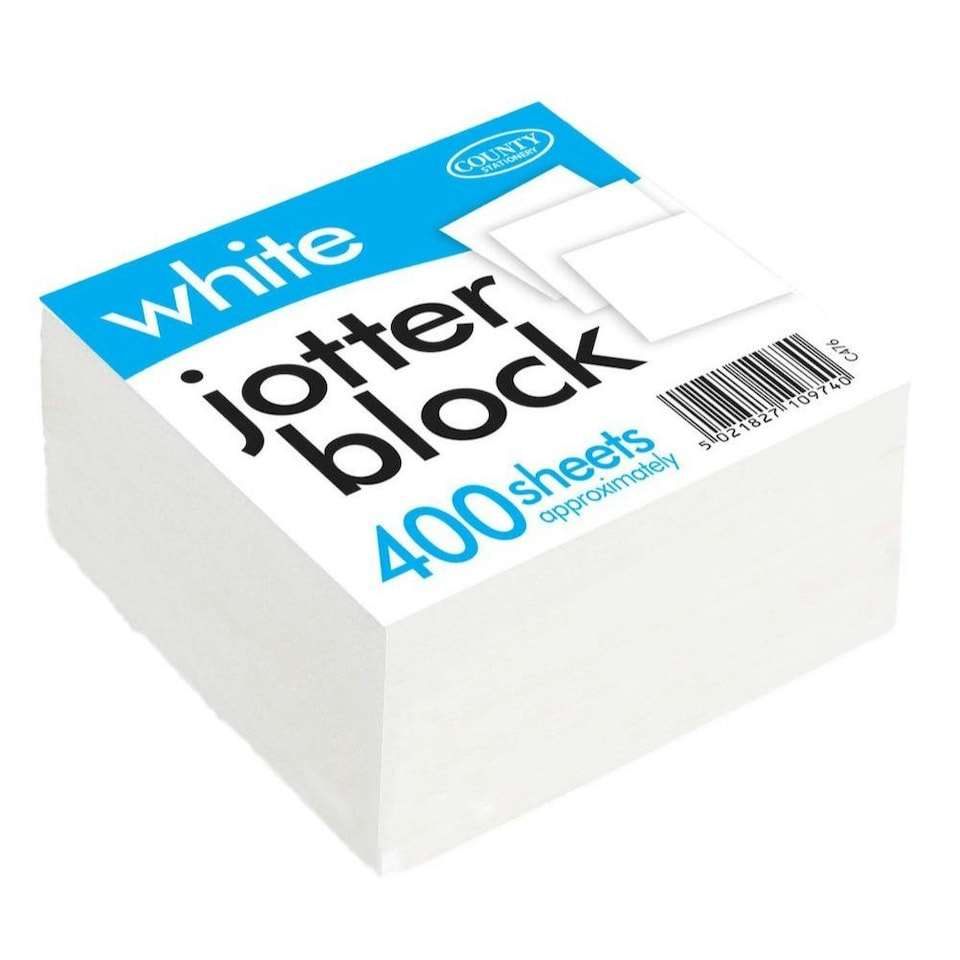 image 1 of White Jotter Block 400 sheets