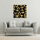 image 2 of Eyes & Pyramids (Canvas Print) 101 x 101 x 4cm