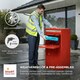 image 4 of SMART PARCEL BOX® Extra Large Front & Rear Access | Red | 1