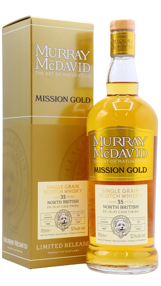 North British - Murray McDavid Mission Gold Series Ex-Islay Cask 1988 35 year old Whisky