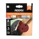 image 2 of Timco - Random Orbital Sanding Discs - 120 Grit - Red (Size 125mm - 5 Pieces)