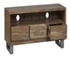 image 3 of Knott Live Edge Large Media Unit Brown
