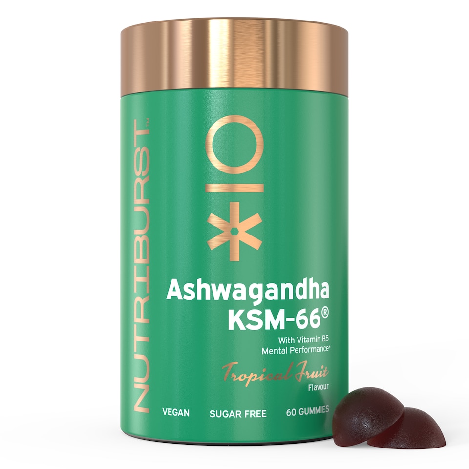 image 1 of NUTRIBURST ASHWAGANDHA KSM-66 60 GUMMIES