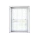 image 1 of 120cm White Faux Wood Venetian Blind With Strings 210cm Drop White | White