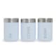image 1 of Interiors By Premier Elegant Design White Enamel Tea Coffee And Sugar Set, Durable Design Tea Coffee And Sugar Set For Kitchen