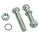 image 2 of M16 (16mm) x 75mm High Tensile Tow Bar Ball Fixing Bolts Washers + Nuts 2 Pack