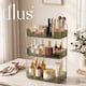 image 9 of ilus Makeup Organiser Modern Minimalist 3-Tier Cosmetic Storage Rack Beauty | Green | Green
