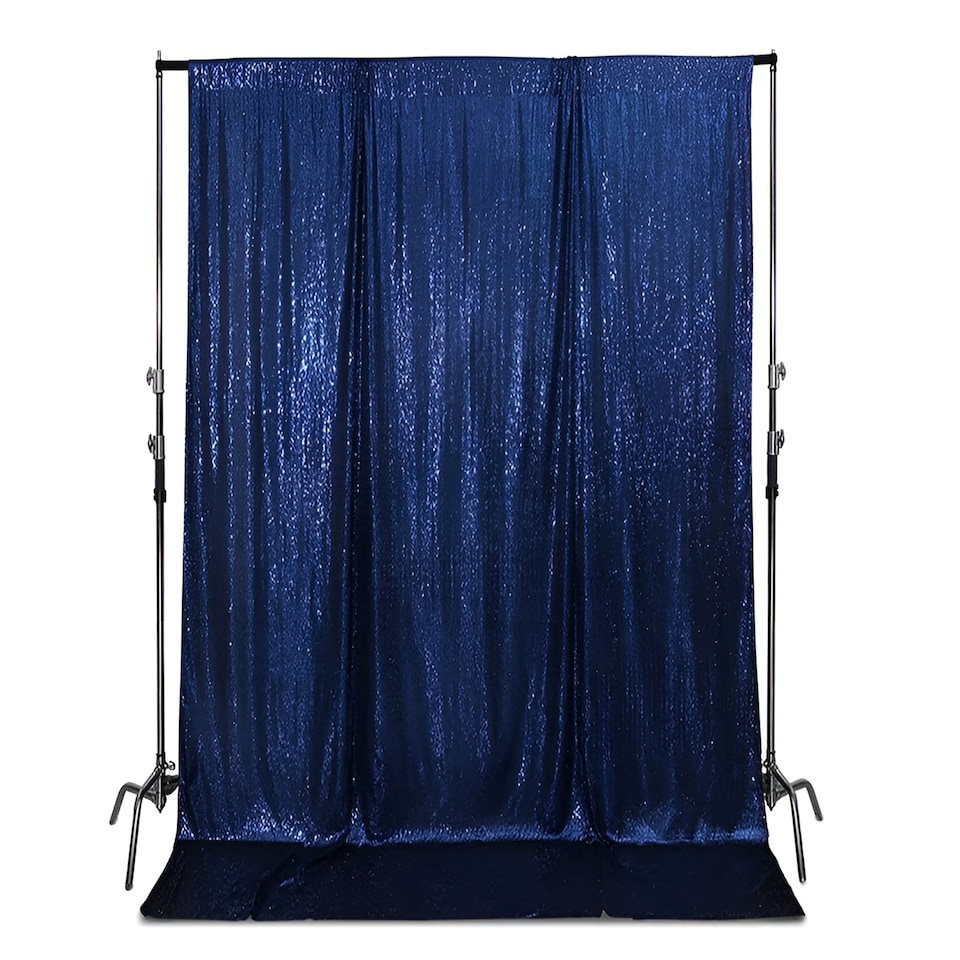 image 1 of 4ft x 7ft Sequin Backdrop Photography Background High-Density Sequin Fabric