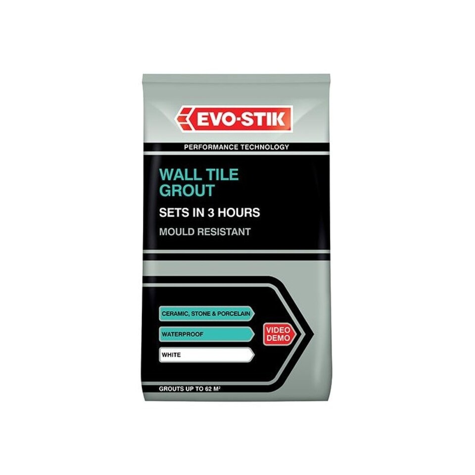 Evo-stik Mould Resistant Wall Tile Grout - Multi Colour - 500g