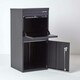image 3 of SMART PARCEL BOX® Extra Large Front & Rear Access Black Black