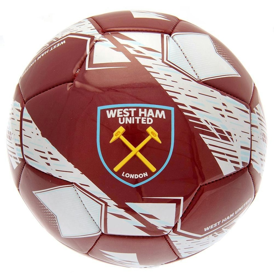 West Ham United FC Nimbus Football - Claret Red/White - 5