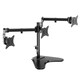 image 1 of VonHaus Adjustable Triple Monitor Stand for 17-27" Screens
