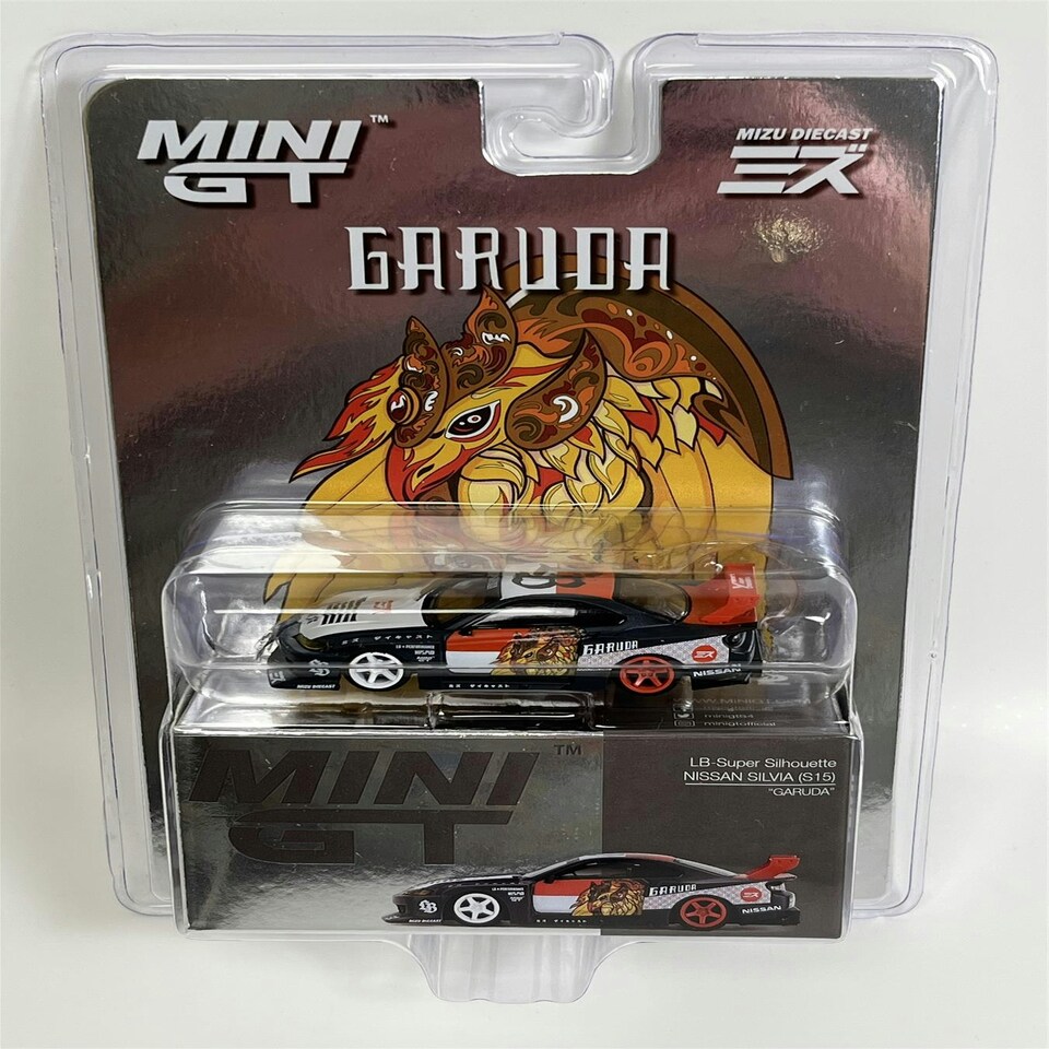 image 1 of LB Super Silhouette Nissan Silvia S15 Garuda 1:64 Scale Mini GT MGT00652R