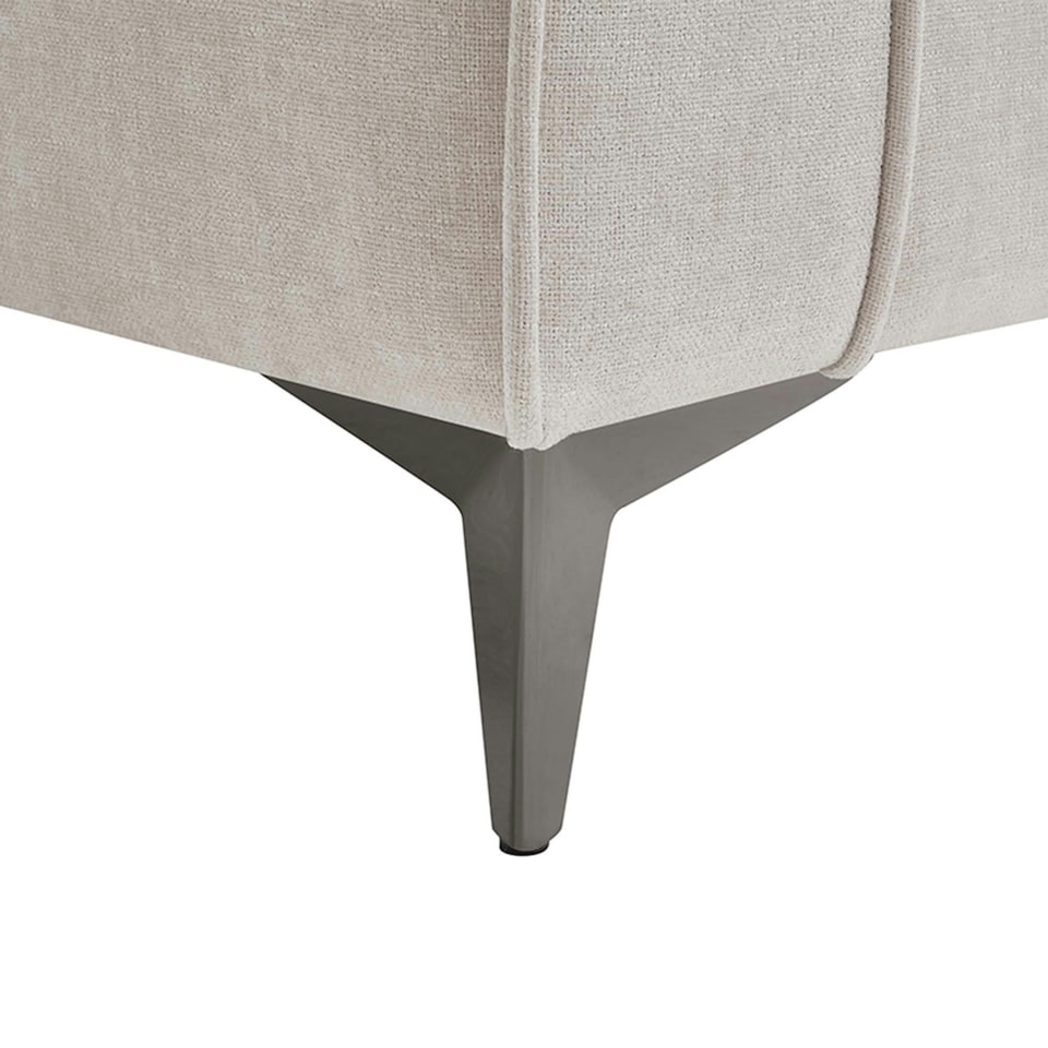 image 1 of Roma 4 Seater Fabric Corner Sofa Cream | Beige
