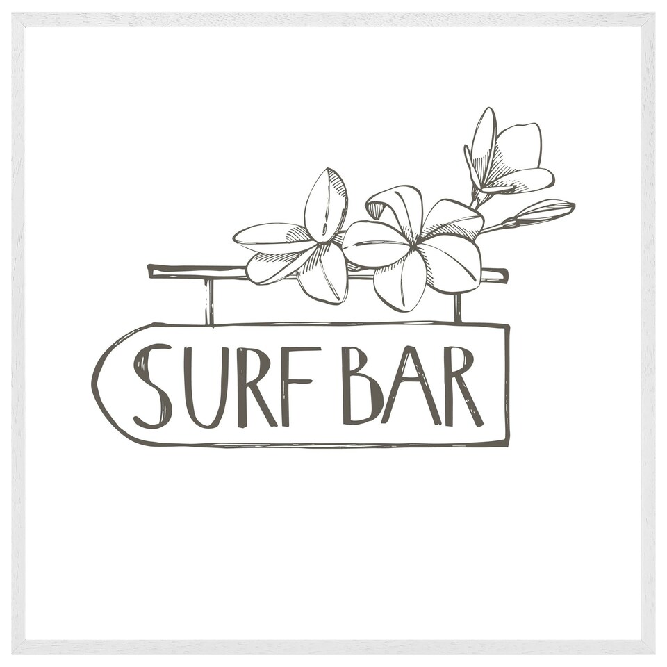 image 1 of Surf bar (Picture Frame) White | XL